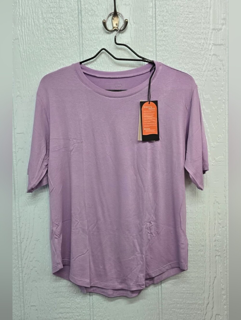 New Medium Errday Lavender Crew Neck Shirt